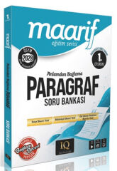 IQ Yayınları 2028 YKS TYT Paragraf Anlamdan Bağlama Maarif Soru Bankası 1. Oturum IQ Yayınları