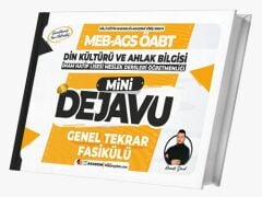 TKM Akademi 2026 ÖABT MEB-AGS Din Kültürü ve Ahlak Bilgisi Mini Dejavu Genel Tekrar Fasikülü - Ahmet Şenol TKM Akademi