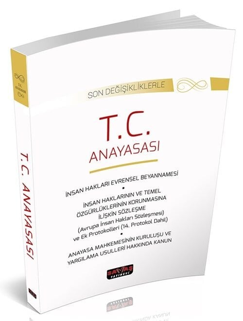 Savaş 2025 Son Değişikliklerle TC Anayasası 12. Baskı Savaş Yayınları