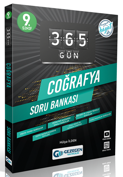 Gezegen 9. Sınıf Coğrafya 365 Gün Soru Bankası Gezegen Yayınları