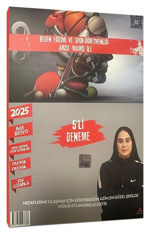 SÜPER FİYAT - Asil BESYO 2025 ÖABT MEB-AGS Beden Eğitimi Öğretmenliği 5 Deneme - Arzu Mamiş Asil BESYO