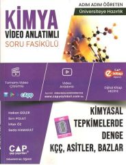 Çap Yayınları Üniversite Hazırlık Kimya Kimyasal Tepkimelerde Denge Kçç Asitler Bazlar Konu Anlatımlı Soru Bankası Video Çözümlü Çap Yayınları