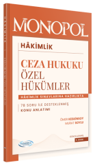 Monopol 2026 Hakimlik Ceza Hukuku Özel Hükümler Konu Anlatımı 5. Baskı Monopol Yayınları