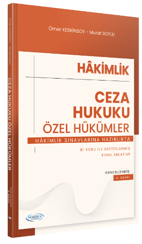 Monopol Adli İdari Hakimlik Ceza Hukuku Özel Hükümler Konu Anlatımı 4. Baskı Monopol Yayınları