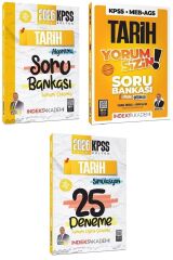 İndeks Akademi 2026 KPSS Tarih Algoritma + Yorum Sizin Soru Bankası + 25 Deneme 3 lü Set - Aydın Yüce İndeks Akademi Yayıncılık