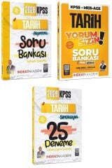 İndeks Akademi 2026 KPSS Tarih Algoritma + Yorum Sizin Soru Bankası + 25 Deneme 3 lü Set - Aydın Yüce İndeks Akademi Yayıncılık