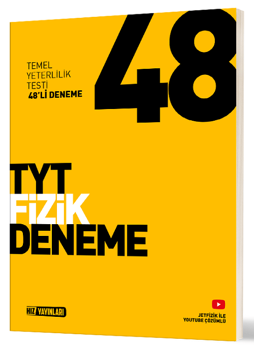 Hız Yayınları YKS TYT Fizik 48 Deneme Hız Yayınları