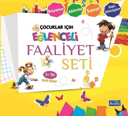 Çocuklar için Eğlenceli Faaliyet Seti Sarı Kitap 3 Yaş Parıltı Yayınları