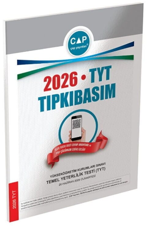 Çap Yayınları 2026 TYT Tıpkı Basım Çıkmış Sorular Çap Yayınları