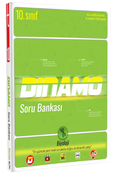 Tonguç 10. Sınıf Biyoloji Dinamo Soru Bankası Tonguç Akademi
