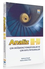 Nisan Kitabevi Analiz 3-4 Çok Değişkenli Fonksiyonlar ve Çok Katlı İntegraller - Mahmut Koçak, Hatice Gülsün Akay Nisan Kitabevi Yayınları