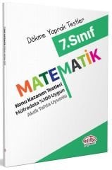 Editör 7. Sınıf Matematik Konu Kazanım Testleri Editör Yayınları