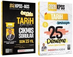 İndeks Akademi 2026 KPSS Tarih Çıkmış Sorular + 25 Deneme 2 li Set - Aydın Yüce İndeks Akademi Yayıncılık