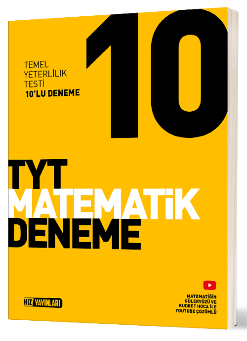 Hız Yayınları YKS TYT Matematik 10 Deneme Hız Yayınları