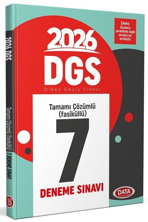 Data 2026 DGS 7 Deneme Çözümlü Data Yayınları