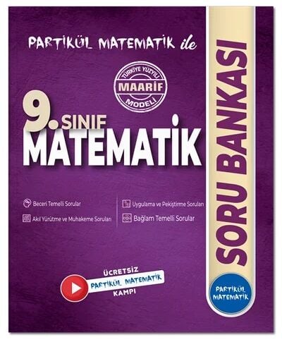 Partikül Matematik 9. Sınıf Matematik Soru Bankası Partikül Matematik Yayınları
