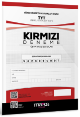 Marka 2025 YKS TYT Kırmızı Deneme Video Çözümlü Marka Yayınları
