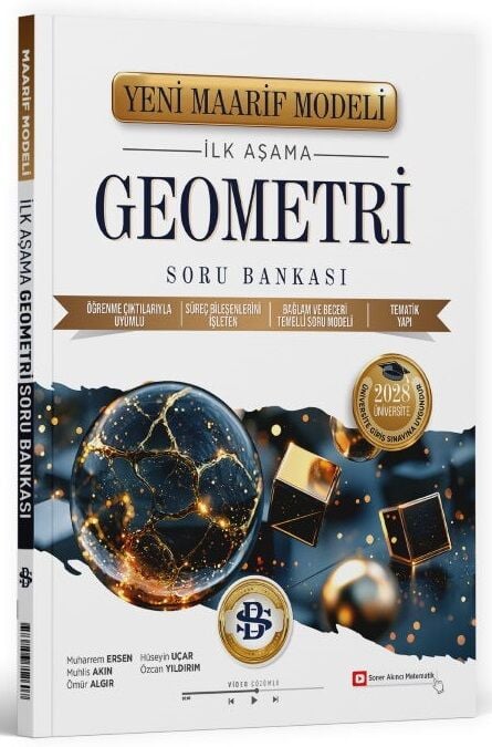 Bilgi Sarmal 2028 YKS TYT AYT Geometri Maarif Modeli İlk Aşama Soru Bankası Bilgi Sarmal Yayınları