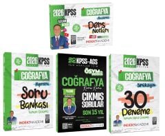 İndeks Akademi 2026 KPSS Coğrafya Ders Notları + Soru Bankası + Çıkmış Sorular + 30 Deneme 4 lü Set - Alican Demir İndeks Akademi Yayıncılık