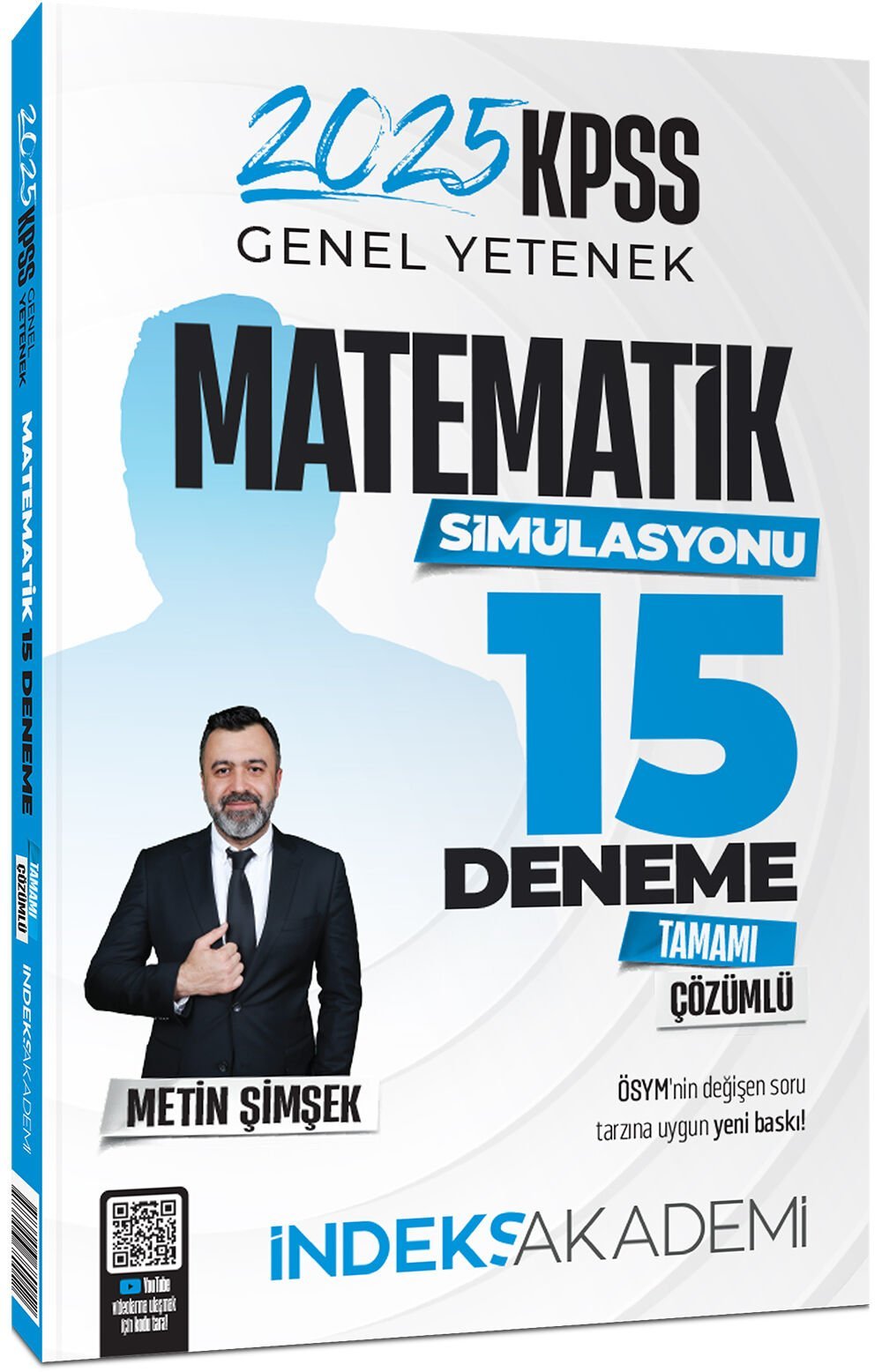 SÜPER FİYAT - İndeks Akademi 2025 KPSS Matematik Simülasyonu 15 Deneme Çözümlü - Metin Şimşek İndeks Akademi Yayıncılık