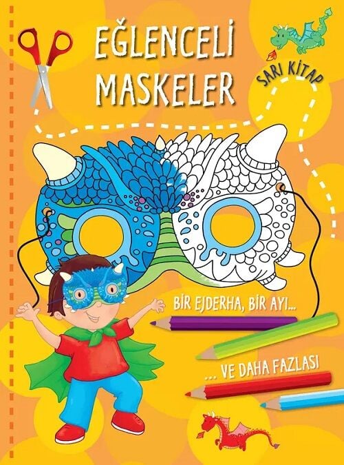 Eğlenceli Maskeler Sarı Kitap Parıltı Yayınları