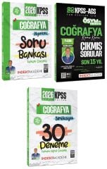 İndeks Akademi 2026 KPSS Coğrafya Soru Bankası + Çıkmış Sorular + 30 Deneme 3 lü Set - Alican Demir İndeks Akademi Yayıncılık