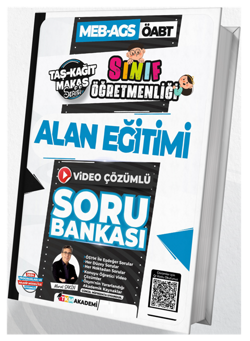 TKM Akademi 2025 ÖABT MEB-AGS Sınıf Öğretmenliği Alan Eğitimi Soru Bankası Çözümlü - Murat Sakin TKM Akademi