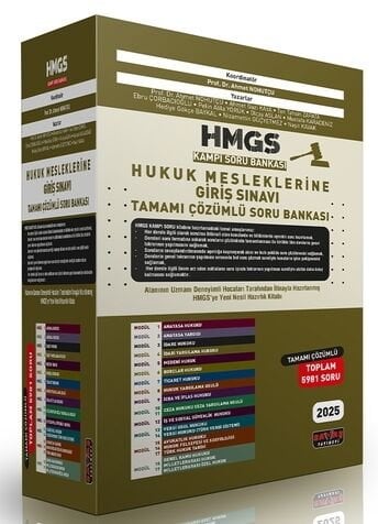 Savaş 2025 HMGS Kampı Soru Bankası Modüler Set - Ahmet Nohutçu Savaş Yayınları