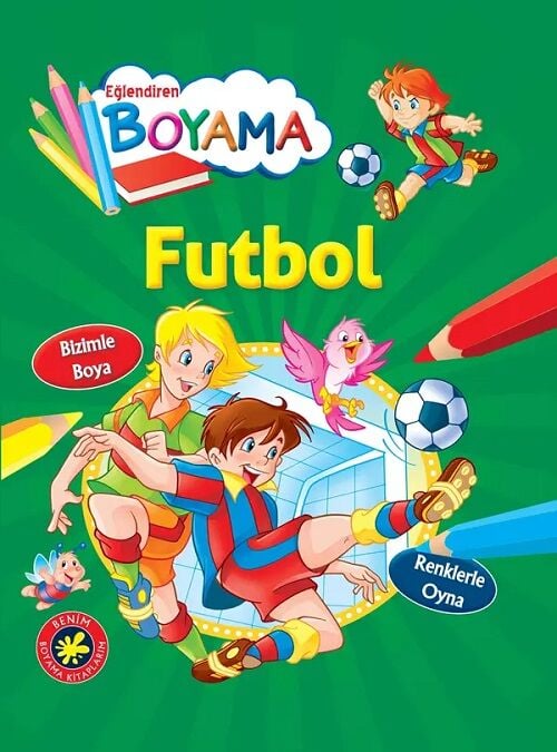 Eğlendiren Boyama - Futbol Parıltı Yayınları