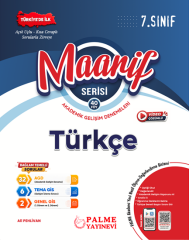 Palme 7. Sınıf Türkçe Maarif Haftalık Denemeler Palme Yayınları