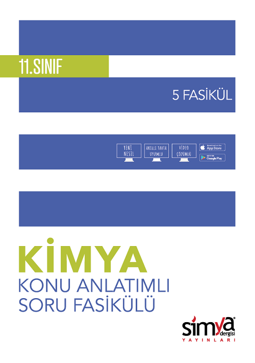 Simya 11. Sınıf Kimya Konu Anlatımlı Soru Fasikülü 5 Fasikül Simya Yayınları