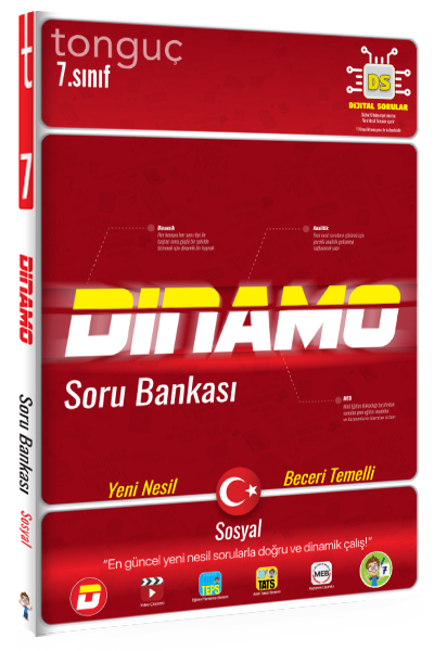 Tonguç 7. Sınıf Sosyal Bilgiler Dinamo Soru Bankası Tonguç Akademi