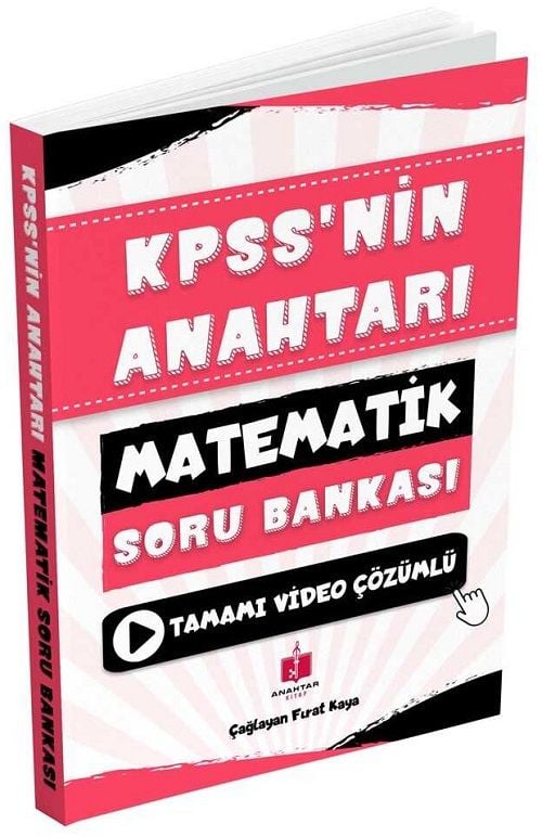 Anahtar Kitap KPSS nin Anahtarı Matematik Soru Bankası Video Çözümlü Anahtar Kitap