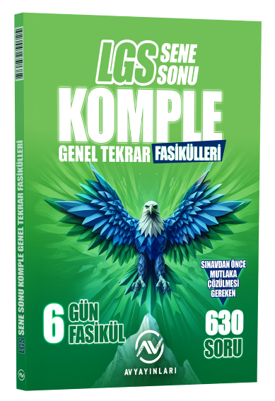 Av Yayınları 8. Sınıf LGS Sene Sonu Komple Genel Tekrar Fasikülleri 630 Soru Av Yayınları
