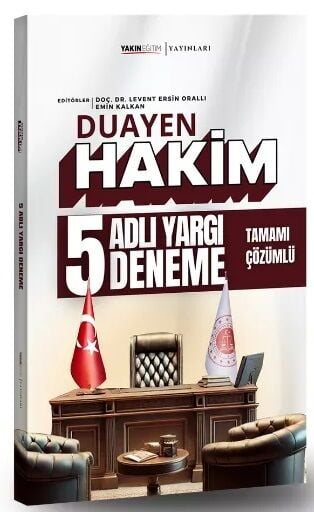 Yakın Eğitim Adli Yargı Hakimlik DUAYEN 5 Deneme Çözümlü Yakın Eğitim Yayınları