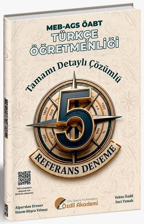 Özdil Akademi ÖABT MEB-AGS Türkçe Öğretmenliği REFERANS 5 Deneme Çözümlü - Yekta Özdil, Alparslan Erener Özdil Akademi