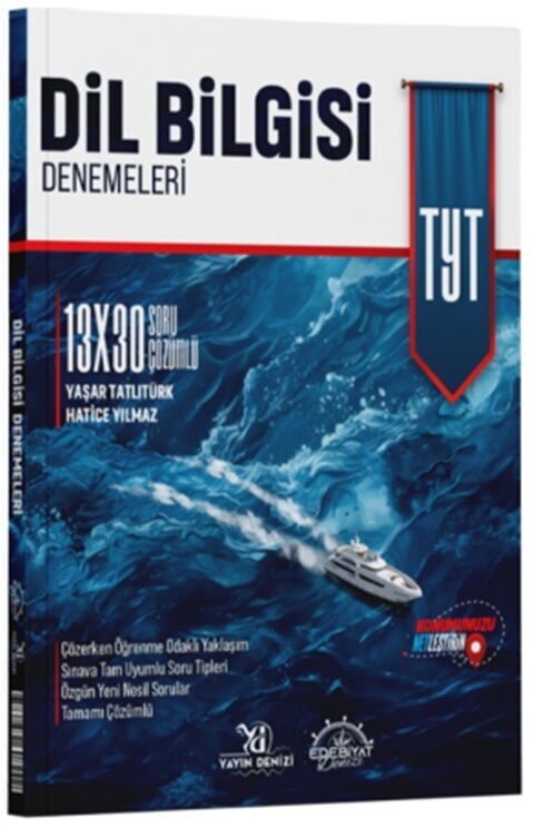 Edebiyat Denizi YKS TYT Dil Bilgisi 13x30 Deneme Çözümlü Edebiyat Denizi