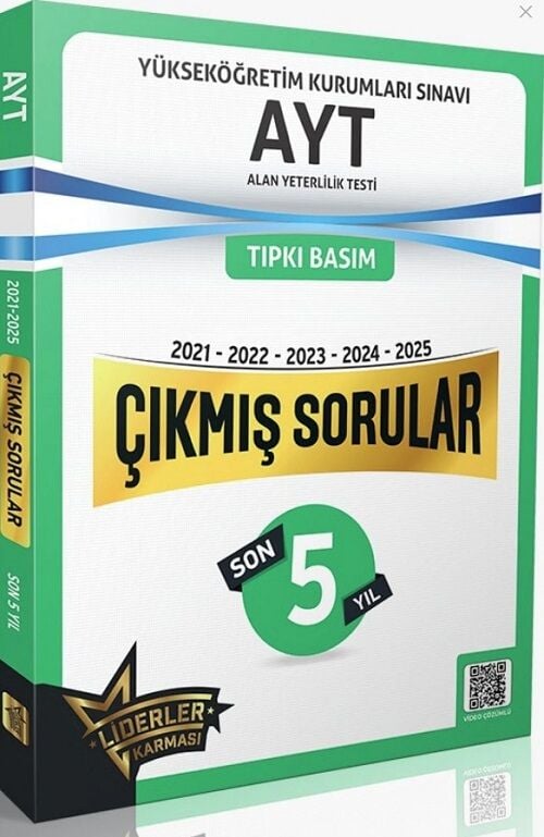 Liderler Karması YKS AYT Çıkmış Sorular Son 5 Yıl Tıpkı Basım Çözümlü Liderler Karması