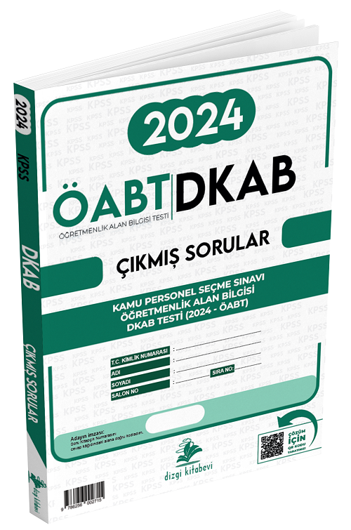 Dizgi Kitap 2024 ÖABT MEB-AGS Sınavı DKAB Din Kültürü Öğretmenliği Çıkmış Sorular Çözümlü Dizgi Kitap Yayınları