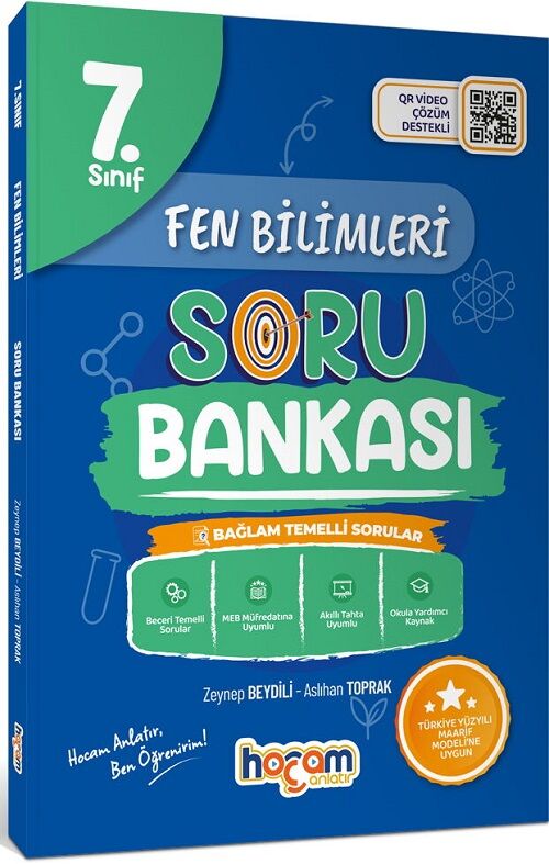 Hocam Anlatır 7. Sınıf Fen Bilimleri Maarif Modeli Soru Bankası Çözümlü Hocam Anlatır Yayınları