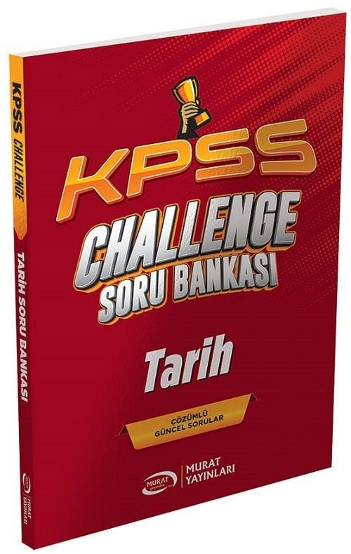 Murat KPSS Tarih CHALLENGE Soru Bankası Çözümlü Murat Yayınları