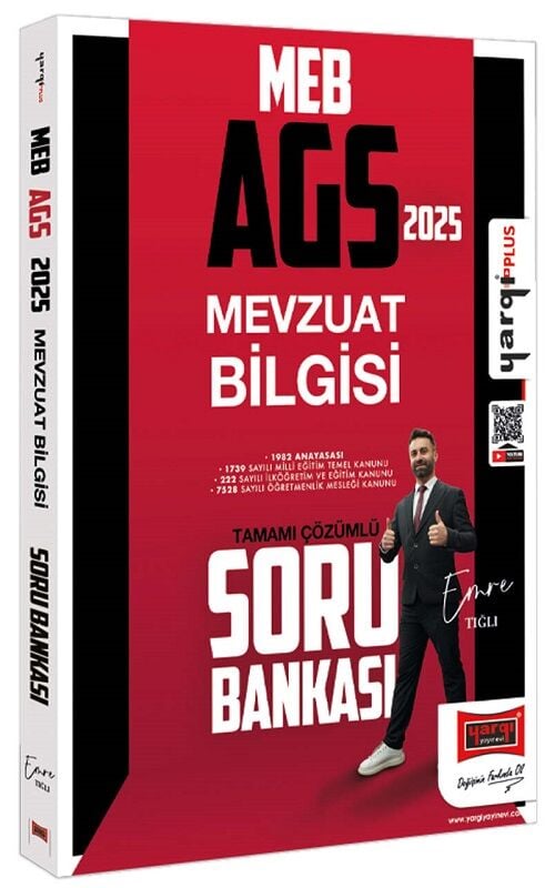 Yargı 2025 MEB-AGS Mevzuat Bilgisi Soru Bankası Çözümlü - Emre Tığlı Yargı Yayınları