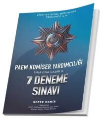 Sezer Demir PAEM Komiser Yardımcılığı 7 Deneme Sezer Demir