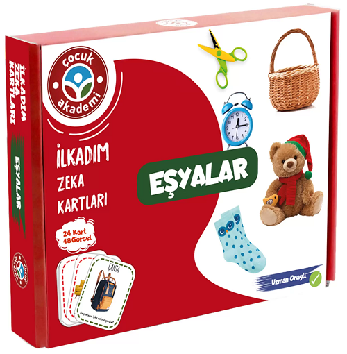 Çocuk Akademi İlkadım Zeka Kartları - Eşyalar Çocuk Akademi