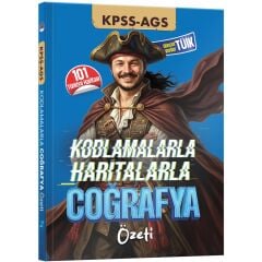 Zeduva KPSS MEB-AGS Coğrafyanın Kodları Kodlamalarla Haritalarla Coğrafya Özeti - Yunus Turan Zeduva Yayınları