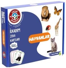Çocuk Akademi İlkadım Zeka Kartları - Hayvanlar Çocuk Akademi