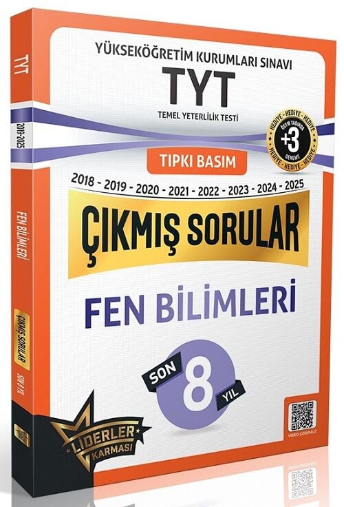 Liderler Karması YKS TYT Fen Bilimler Çıkmış Sorular Son 8 Yıl Çözümlü Liderler Karması