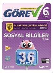 Nitelik 6. Sınıf Sosyal Bilgiler Görev 36 Haftalık Çalışma Föyleri Nitelik Yayınları