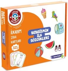 Çocuk Akademi İlkadım Zeka Kartları - Bebeğimin İlk Sözcükleri Çocuk Akademi