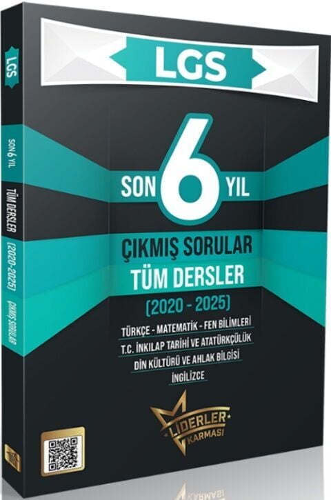 Liderler Karması LGS Tüm Dersler Çıkmış Sorular Son 6 Yıl Çözümlü Liderler Karması